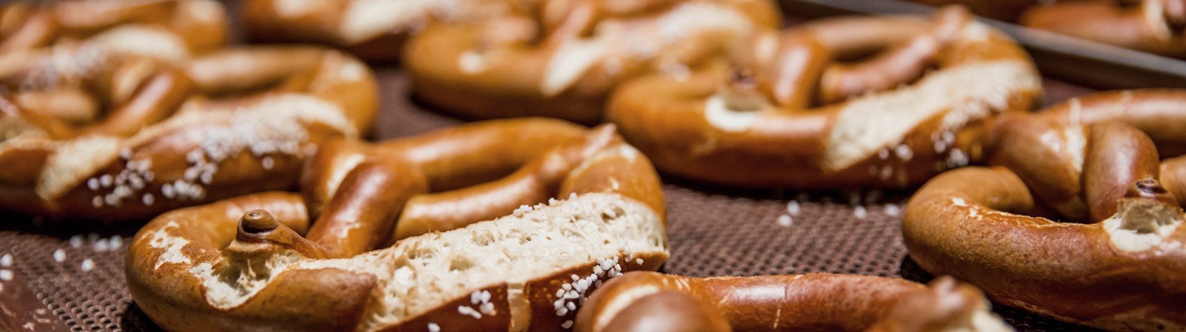 Brezel in unserer Brauhausküche